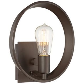 Quoizel Uptown Theater Row 10" Wide Bronze Wall Sconce   #W0634