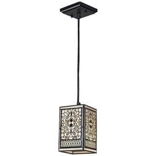 Adamson Collection Tiffany Style 6 Wide Pendant Chandelier