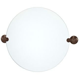 Gatco Bronze Tiara 24" Wide Round Mirror   #P5335