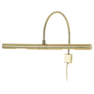 Advent Profile 16" Wide Polished Brass Plug in Picture Light   #09794