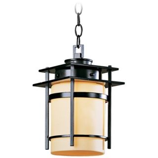 Hubbardton Forge Banded 12 3/4" High Outdoor Hanging Light   #J4276