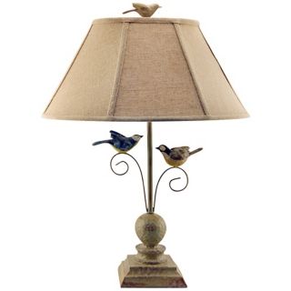 Fly Away Together Bird Table Lamp   #X6434