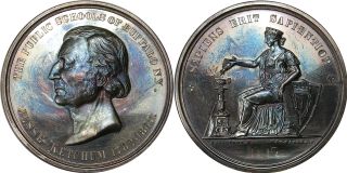 Public Schools of Buffalo N Y Jesse Ketchum 1782 1867 Silver Medal