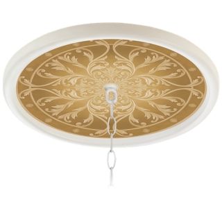 Tracery Spice 16" Wide White 1" Opening Medallion   #G8213 G8500