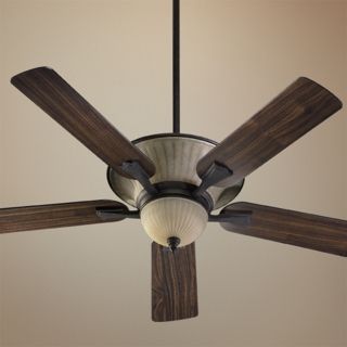 52" Quorum Clayton Toasted Sienna Ceiling Fan   #83477