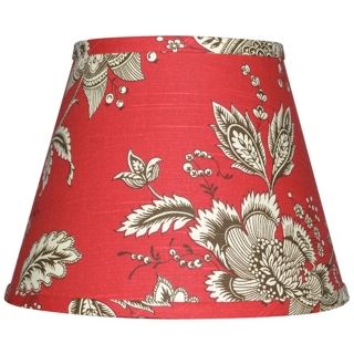 Red, Clip On   Chandelier Lamp Shades
