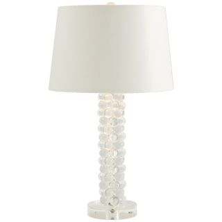 Adrian Glass Column 25 3/4" High Table Lamp   #K4701