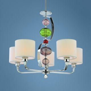 Fizz Collection Polished Chrome 28 1/2" Wide Chandelier   #T1725