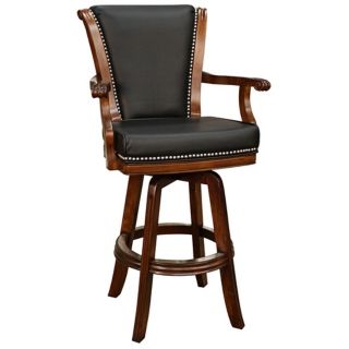 American Heritage Napoli Suede 30" High Swivel Bar Stool   #T4867