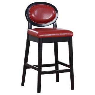 Martini Series Red Stationary 26" High Counter Stool   #P6030