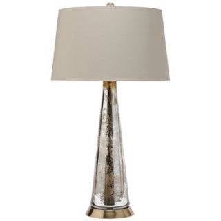 Arteriors Home Antiqued Silver Tapered Glass Table Lamp   #27351