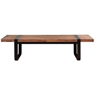 Santa Fe Java Stain Finish 55" Wide Coffee Table   #T5173