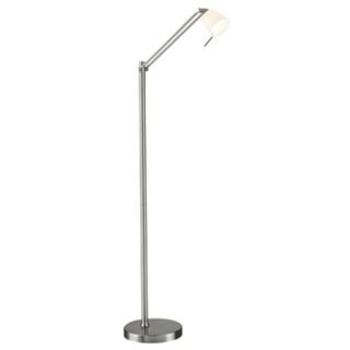 Lite Source Adjustable Polished Steel Floor Lamp   #22043
