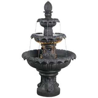 Kenroy Home Costa Brava Plum Bronze Finish 3 Tiered Fountain   #J3089