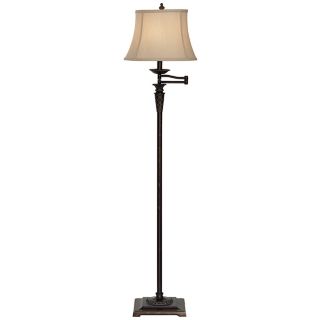Pompeii Bronze Swing Arm Floor Lamp   #N1059