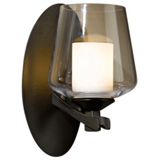 Hubbardton Forge Ribbon Clear Opal 9" High Wall Sconce   #R6254