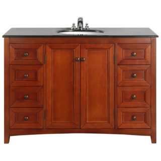 Yorkville 48" Wide Cinnamon Brown Single Sink Vanity   #Y6475