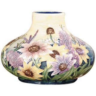 Dale Tiffany English Garden Floral Porcelain Gourd Vase   #X5538