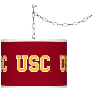 University of Southern California Plug In Swag Chandelier   #F9542 Y3562