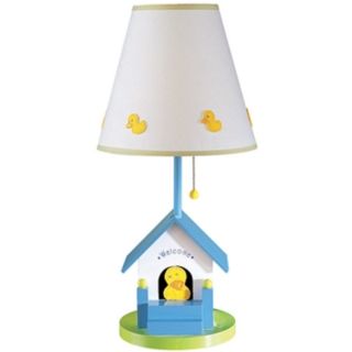 Yellow Duck Bird House Table Lamp   #63781