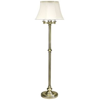 House of Troy Newport Antique Brass 6 Way Floor Lamp   #84052