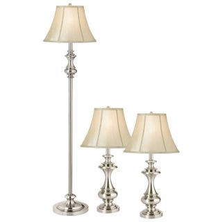 Set of 3 Kathy Ireland Broadway Collection Lamps   #F3556