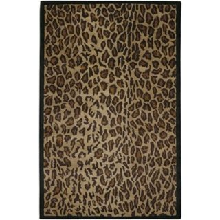 Leopard New Zealand Wool Area Rug   #53285