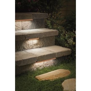 Kichler Bronze 6 LED Hardscape Deck Step and Bench Light   #T3433