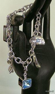 Gorgeous New $700 Judith Leiber Charm Bracelet on Sale
