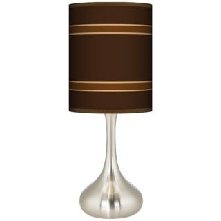 Saratoga Stripe Giclee Kiss Table Lamp   #K3334 P2506