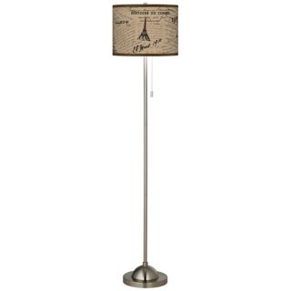 Letters to Paris Giclee Shade Floor Lamp   #99185 U1692