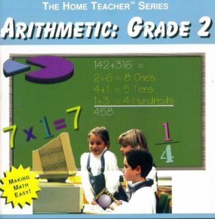 The Home Teacher Series Arithmetic Grade 2 PC CD Math