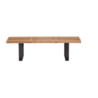 Zuo Heywood Double Natural Wood Bench   #V7729