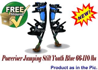Jumping Stilt Youth Blue 66 110 lbs Genuine Top Quality Jumping