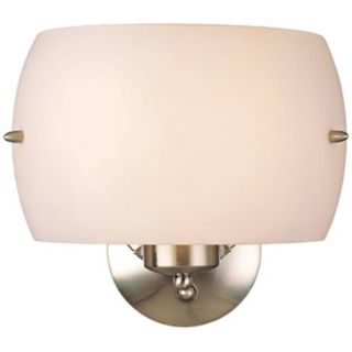 George Kovacs White Frosted Glass 9 3/4" High Wall Sconce   #H8127