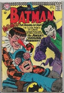 Batman 186 Nov 1966 Good Silver Age DC Comic