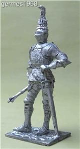 124 Tin 54mm Toy Soldier Richard Neville of Warwick