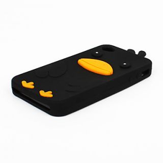 USD $ 4.79   Unique Stay Bird Pattern Silicone Case for iPhone 4 and