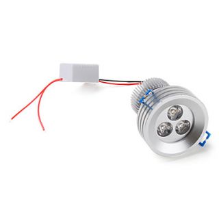 branco quente 3 LED para baixo a luz com motorista LED (AC 86 ~ 265V