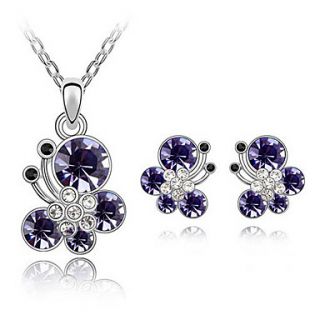 EUR € 16.83   Austrian Crystals Butterfly Style Halskette, alle
