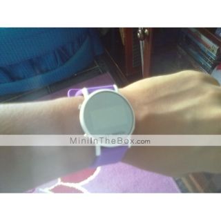 EUR € 3.76   Relógio LED em Silicone com Espeçho (Púrpura), Frete