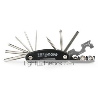 USD $ 16.49   Chromed Steel Bicycle Repair Tool Kit (19 Tool Set