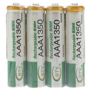 EUR € 2.93   BTY rechargeables Ni MH AAA Batterie (1350 mAh