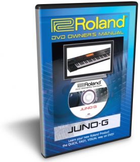 Roland Juno G DVD Video Training Tutorial Help