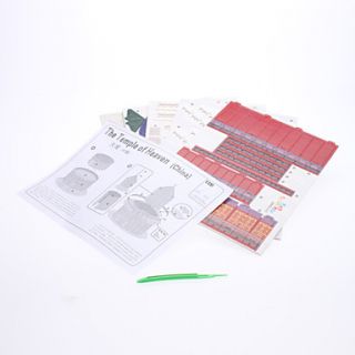 USD $ 21.89   DIY Paper 3D Puzzle Temple of Heaven (115pcs, No.2803 C