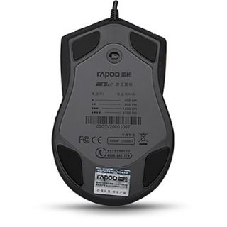 USD $ 44.99   Rapoo V2 3200DPI Optical Gaming Mouse,
