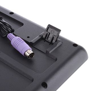 Anti skid impermeável PS / 2 teclado QWERTY e USB Combo Mouse Óptico