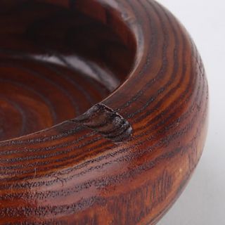 USD $ 5.79   High Quality Wooden Ashtray (Brown),