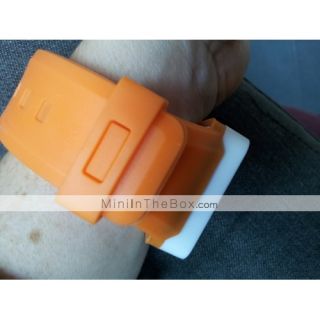 Fashion Silicone Band Quartz Wrist Watch(Orange)