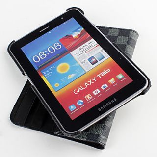360 Degree Rotating PU Leather Case with Stand for Samsung Galaxy Tab2